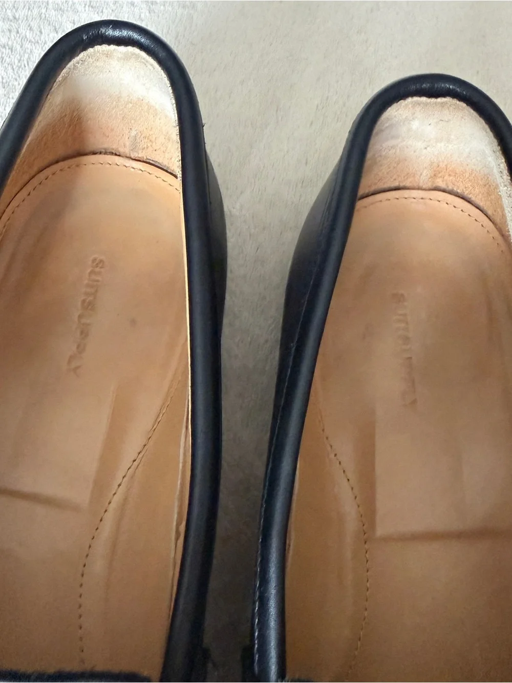 Suitsupply Black Penny Leather Loafers